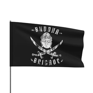 Buddha Brigade Jolly Roger Flag